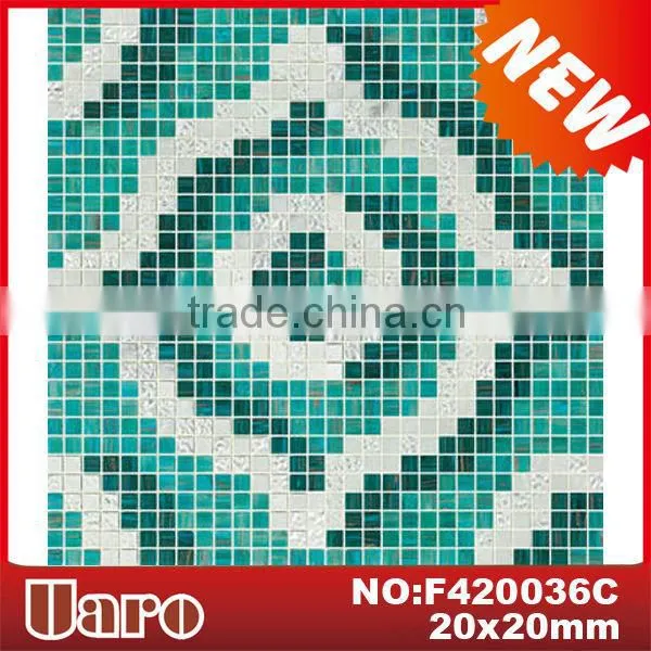 China Decorative Glass Mosaic Pattern for Swimming Pool