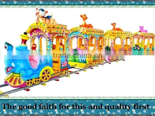 Electronic Amusement Park Games Elephant Train Equipment for Sale photo-5