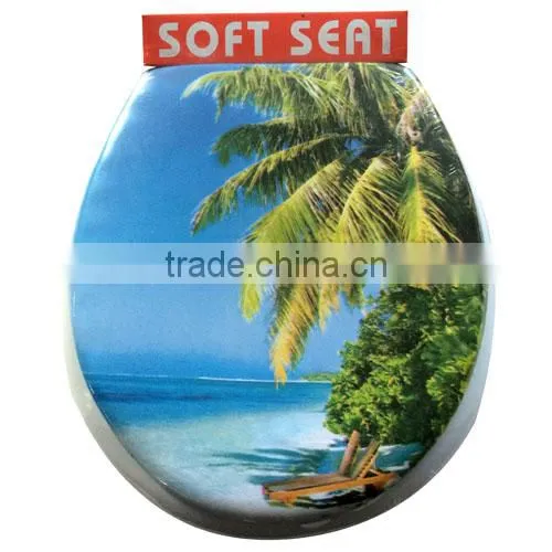 Scenery Ocean Design Toilet Seat Cover photo-3
