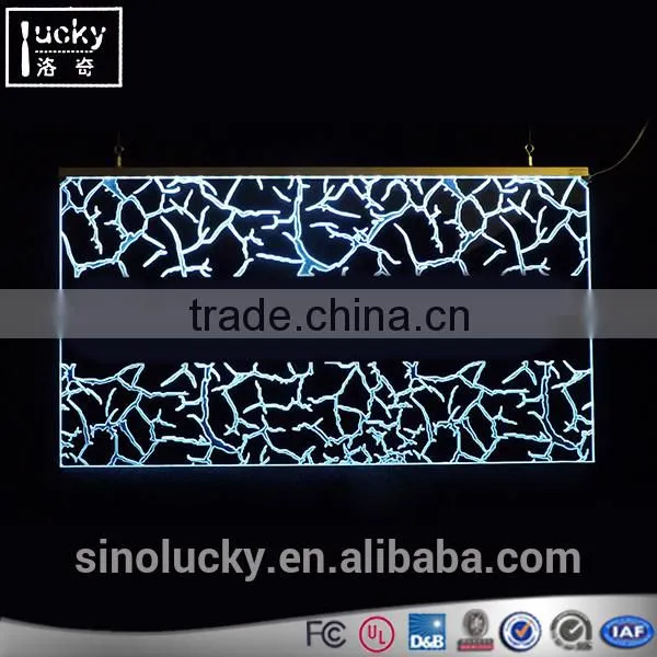 RGB Colorful advertising Acrylic Hinging display stand