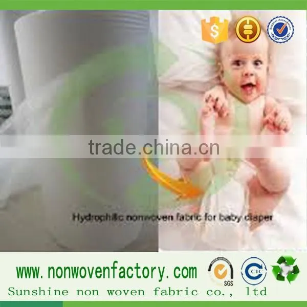 Comfortable Baby Used Diaper Material Hydrophilic Nonwoven Fabric photo-3