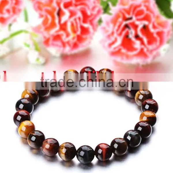 Wholesale High Quality Fashion Sexy Tiger Eye Stone Crystal Bracelet photo-6