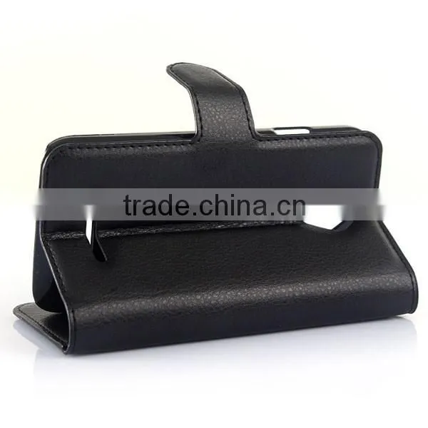 Slim Wallet Flip Cover For Vodafone Smart 4 Turbo photo-5