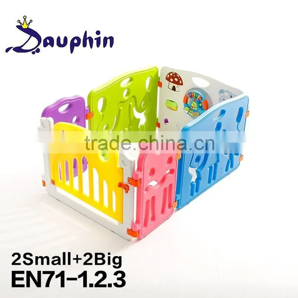 Colorful Children Fence Outdoor, Kids Fence Garden, Baby Fence With Indoor Playground