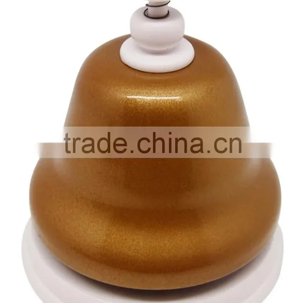 Golden Dinner Table Bell ,ring for a Beer photo-2