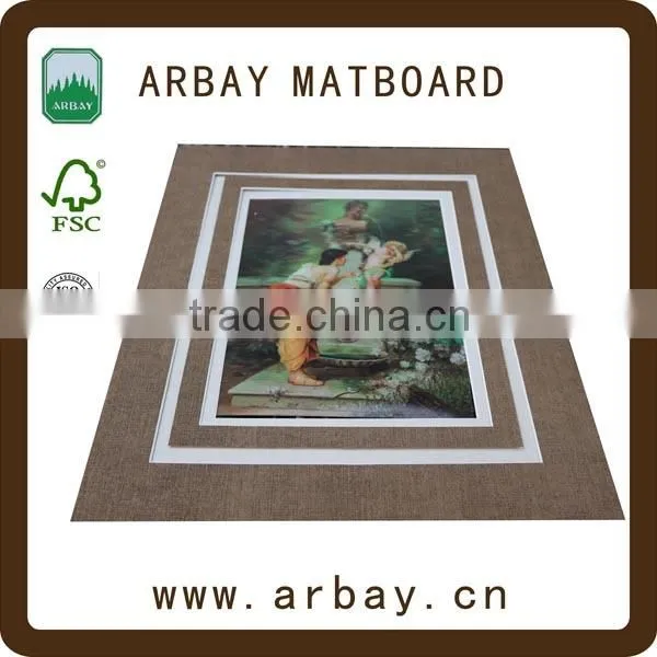 High Quality 1.4mm Thick Double Frame Paper Art Mats Painting Frame photo-3