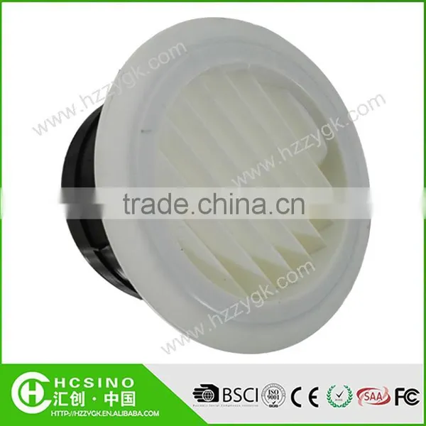 ABS Plastic Round Disc Dampers Ceiling Louver Air Diffusers