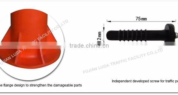 Heat-resistant Traffic Safety Posts With Flange Design photo-2