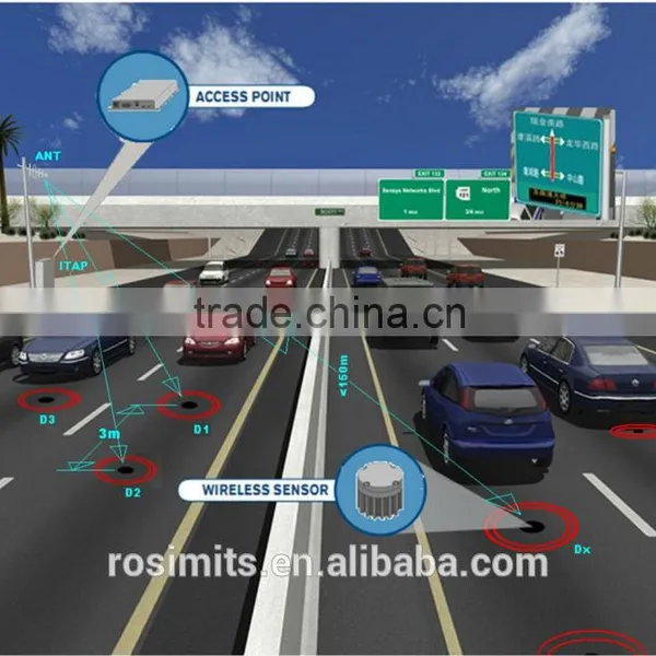 Rosim Zigbee Wireless Vehicle Detector for Adaptive Traffic Signal Control System photo-2