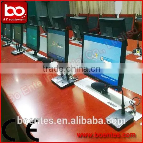 Hotel Conference Room Popular 24" LCD Monitor Motorized Lifting Mechanism With Remote Control photo-3