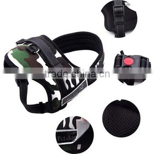 4 Colors Large Dog Harness Vest / Dog Collar Vest / Pet Safety Strap photo-3