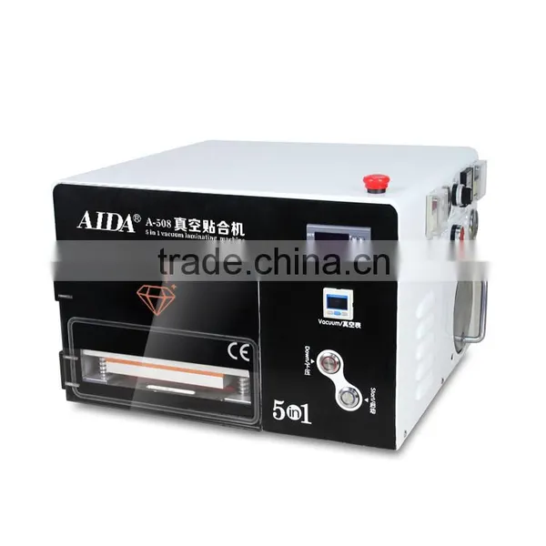5 IN 1 OCA Vacuum Laminating Machine AIDA A508 for 7 Inch Screen, Build-in Air Bubble Removing Machine photo-2