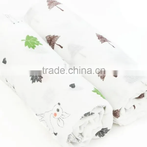 Customized Pattern Baby Muslin Blanket Baby Bath Towel photo-2