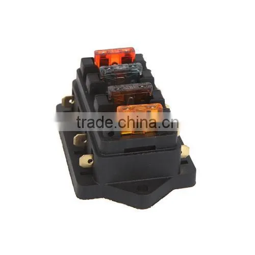 Universal Car Truck Vehicle 4 Way Circuit Automotive Middle-sized Blade Fuse Box Block Holder photo-4