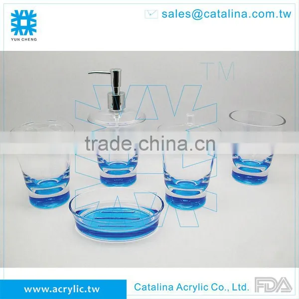 Tooth Brush, Set or Separate of Tumbler Cotton Jar Lotion Dispenser Soap Dish Acrylic Bathroom Accessory photo-3