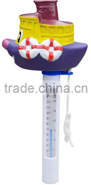 Floating Pool Thermometer Octopus Shape Water Temperature Thermometers With String, Shatter Resistant photo-2