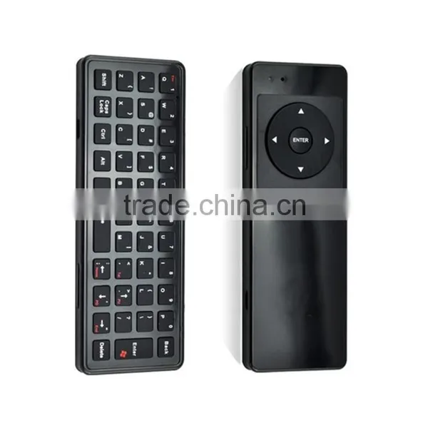 Lithium battery double sided long distance 2.4G Wireless gyro mouse air with USB receiver
