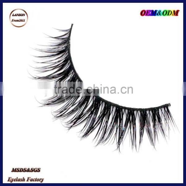 Popular Designs Marlliss Private Label 3d Mink Eyelashes,5201 Real Mink Strip Eyelashes Wholesale photo-2