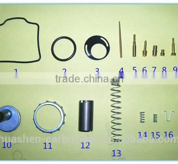 Factory Supply High Quality Mortorcycle Carburetor Repair Kits for PZ16