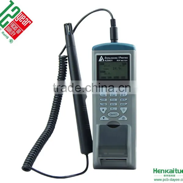 AZ9851 Portable RS232 Digital Humidity Temperature Data Logger Relative Humidity Meter Hygrometer Logger With Printer photo-2