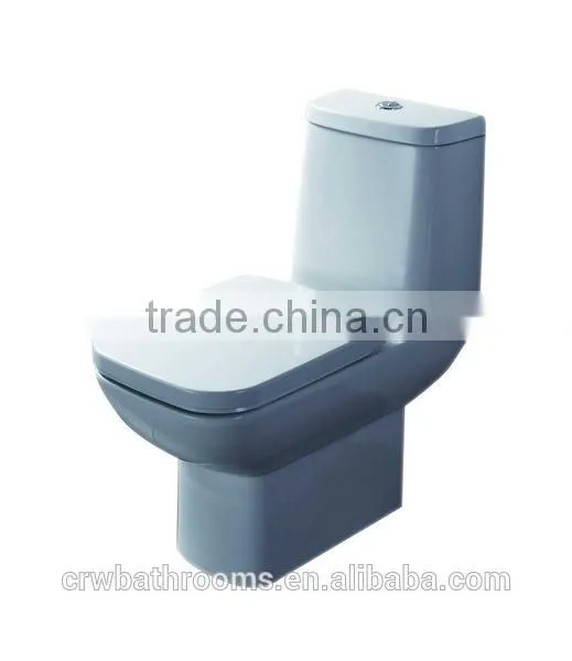 CRW HB3546 Ceramic Portable Toilet Two Piece and Square Shape photo-2