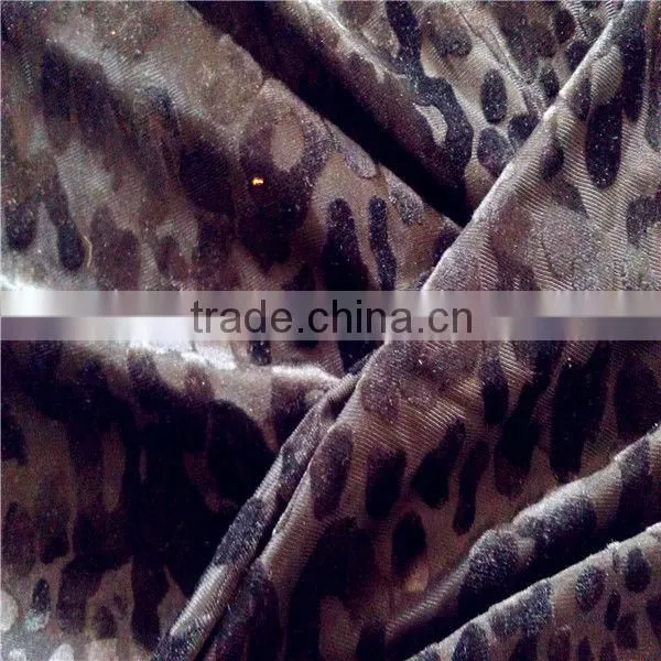Burn Out Velvet Fabric for Garments Fabric