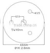 7w Economy Aluminum Ra80 90lm Candle Light Ceiling Light Traic Led Driverless ac Module photo-3
