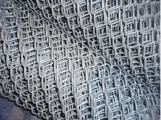 Galvanized Diamond/PVC Coated Chain Link Fence