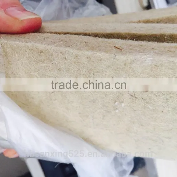 Hard Industrial Wool Felt 800GSM, Thickness 6MM, Natural White Color photo-3
