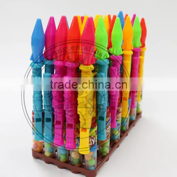 Plastic Missile Shoot Gun Toy With 2g Assorted Pressed Candy photo-2
