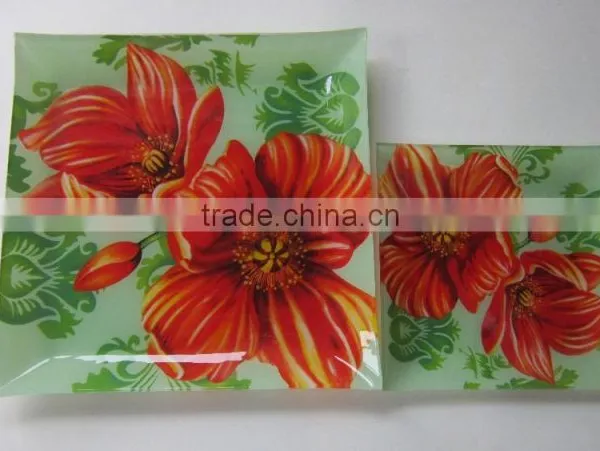 Salad Glass Bowl and Plate,glass Plate,hot Bending Glass Plate,high Quality Plate Made in Zibo City Shandong China photo-6