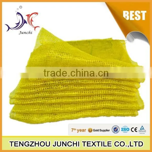 High-strength Orange Plastic pp Leno Drawstring Mesh Bag photo-3