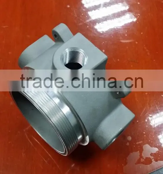 Low Pressure Cast Aluminum Part Customized Powder Painted Aluminum Explosion Proof Connectors photo-2