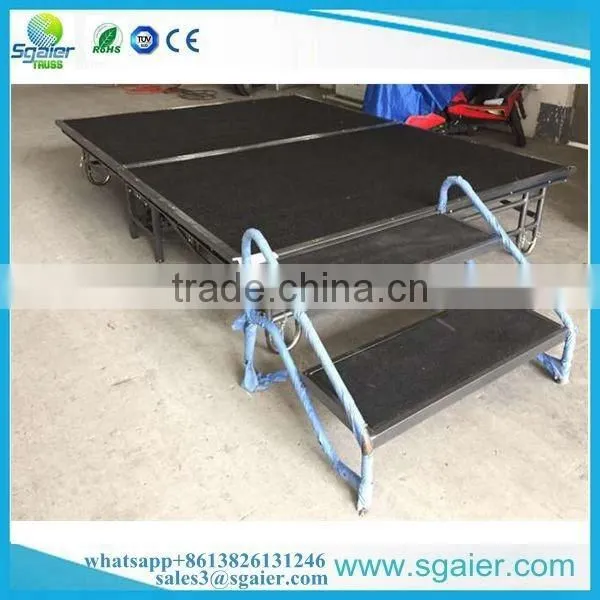 Wholesale Metal Folded Cheap Portable Stage With Factory Price photo-4