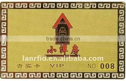 Gold Plating Metal Card photo-2