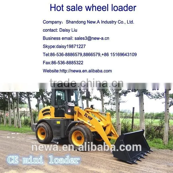 NEW 2016 Hot Sale ZL10 1.0ton CE Mini Garden Loader photo-3