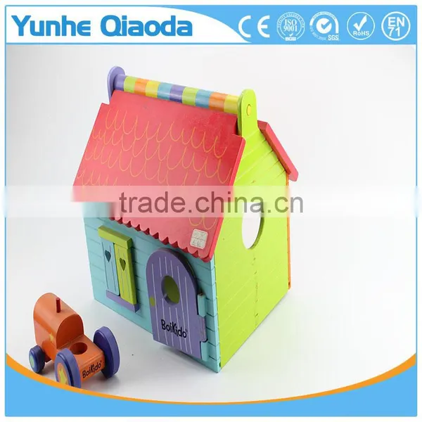 Early Learning Wooden Play Toys House Packing House Toy photo-4