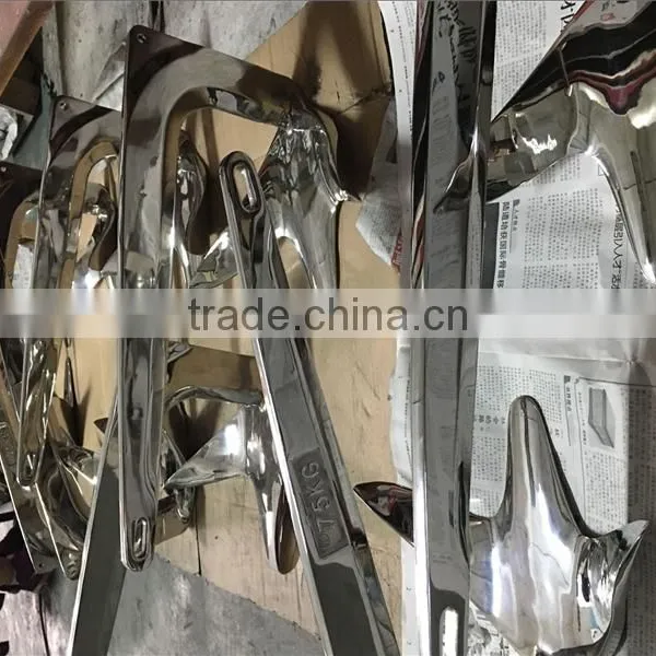Stainless Steel Boat Anchor Polished A Bruce Anchor photo-6