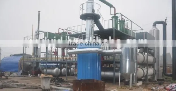 Horizontal Type Tyre Oil Distillation Plant Recycling Furnace Oil 10Ton photo-6