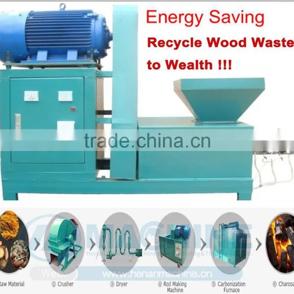 Coconut Shell Charcoal Briquette Extruding Machine/Wood Charcoal Machine/Charcoal Briquette Pressing Machine photo-4