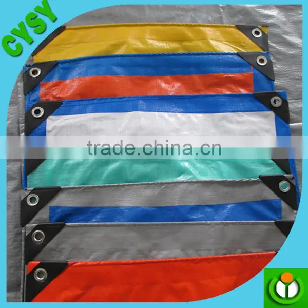 Plastic Waterproof Cover Sheet pe Tarpaulin Fabric photo-6