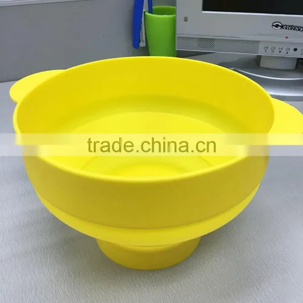 Foldable Silicone Popcorn Maker Microwave Popcorn With Lid photo-6