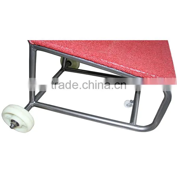 Gold Metal Hotel Luggage Trolley for Luggage Remove photo-3