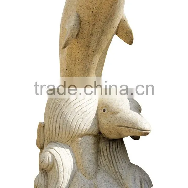 Garden Marble Dolphin Sculpture Fountains,Animal Statue