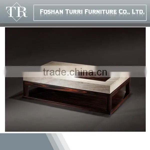 Unique Design Iran Luxury Marble Wooden Coffee Table photo-6