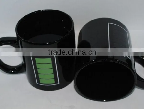 11oz/300ml Ceramic Color Changing Coffee Cup High Quality Sublimation Mug photo-2