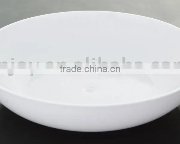 Elegant 6" White Plastic Plate for Wedding photo-2