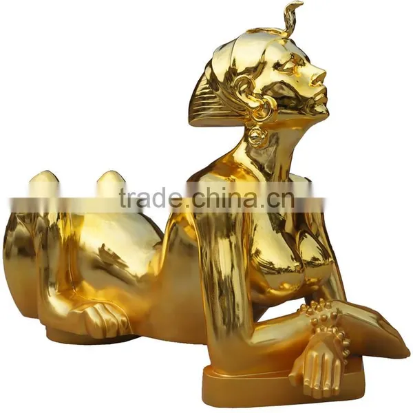 Electroplate Lady Landscape Sculpture photo-5