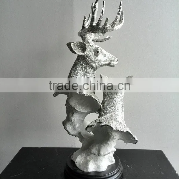 Polyresin Reindeer Sculpture Home Decoration photo-5