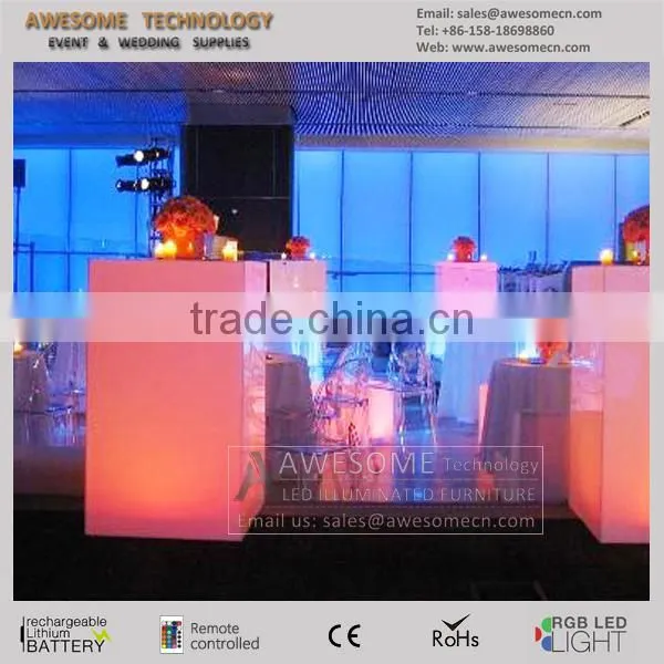 Event Rental Furniture Acrylic High Communal Table (TA110A) photo-3